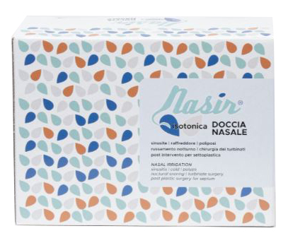 SOLUZIONE FISIOLOGICA ISOTONICA STERILE NASIR IN SCATOLA CON10 SACCHE VERSIONE LUER LOCK DA 250ML - Newepa Srl