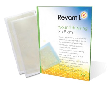 GARZA MEDICATA REVAMIL 8X8CM 7 PEZZI - Newepa Srl