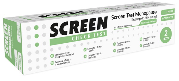 SCREEN TEST RAPIDO FSH/MENOPAUSA URINA 2 PEZZI - Newepa Srl