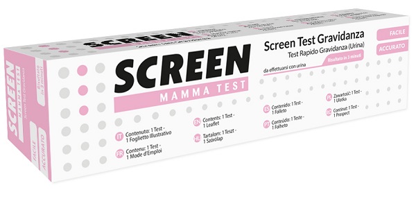 SCREEN TEST ORMONE HCG GRAVIDANZA NELL'URINA SCREEN TEST HCG 1 PEZZO - Newepa Srl