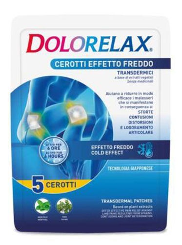 DOLORELAX CEROTTO EFFETTO FREDDO 5 PEZZI - Newepa Srl