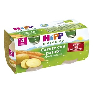 HIPP BIO HIPP BIO OMOGENEIZZATO CAROTE CON PATATE 2X80 G - Newepa Srl