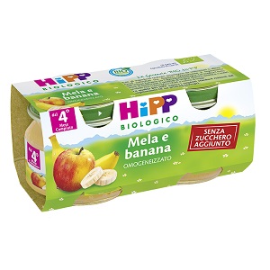 HIPP BIO FRUTTA GRATTUGGIATA MELA BANANA 4X100 G - Newepa Srl