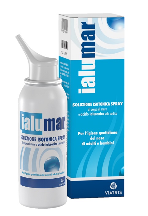 SOLUZIONE ISOTONICA SPRAY DI ACQUA DI MARE ACIDO IALURONICO SALE SODICO PER IGIENE NASO ADULTI E BAMBINI 100ML - Newepa Srl