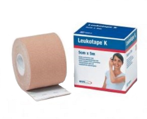 BENDA ADESIVA LEUKOTAPE K PER TAPING FISIOTERAPICO LARGHEZZA 5 CM LUNGHEZZA 5 M COLOR CARNE IN ROTOLO - Newepa Srl