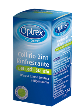 GOCCE OCULARI OPTREX ACTIDROPS 2IN1 RINFRESCANTE OCCHI STANCHI 1 PEZZO - Newepa Srl
