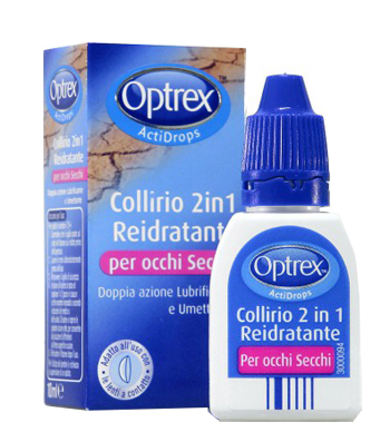GOCCE OCULARI OPTREX ACTIDROPS 2IN1 REIDRATANTE OCCHI STANCHI 1 PEZZO - Newepa Srl