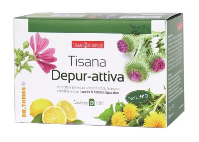 NATURPLUS TISANA DEPUR-ATTIVA 20 FILTRI - Newepa Srl