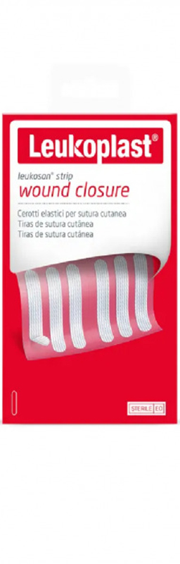 CEROTTO PER SUTURA LEUKOSAN STRIP 6X38MM 2 BUSTE X 6 CEROTTI - Newepa Srl