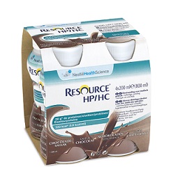 RESOURCE HP/HC CIOCCOLATO 4 BOTTIGLIE 200 ML - Newepa Srl