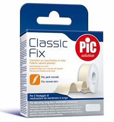 CEROTTO IN ROCCHETTO PIC CLASSIC FIX TELA BIANCO 2,5X500 CM FUSTELLA - Newepa Srl