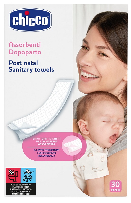 CHICCO ASSORBENTI PROTECTION POSTPARTO 30 PEZZI - Newepa Srl