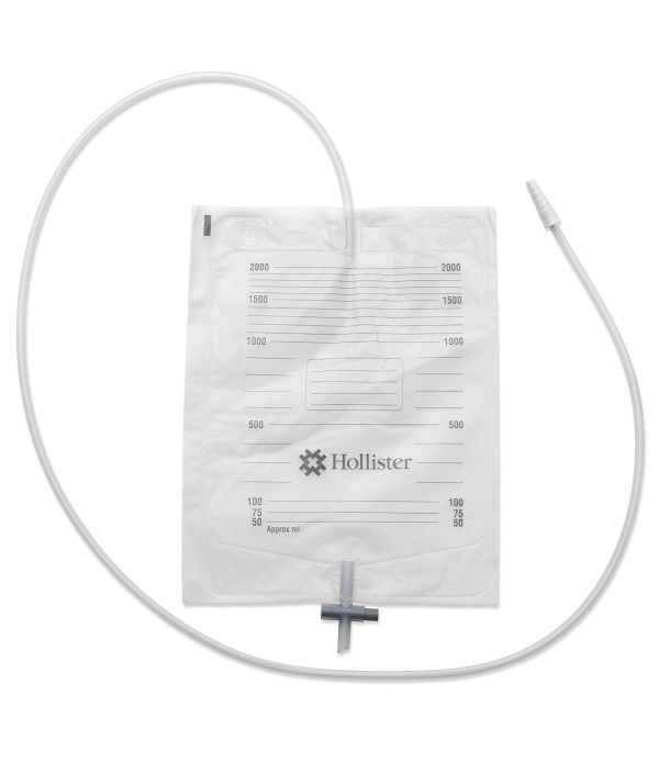 SACCA URINA DA LETTO HOLLISTER CON ANTIREFLUSSO E RUBINETTO DI SCARICO TUBO 130 CM 30 PEZZI - Newepa Srl