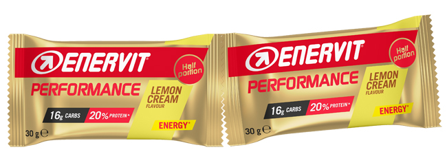 ENERVIT PS DOUBLE LEMON CREAM 2 MEZZE PORZIONI BOX 1 BARRETTA - Newepa Srl