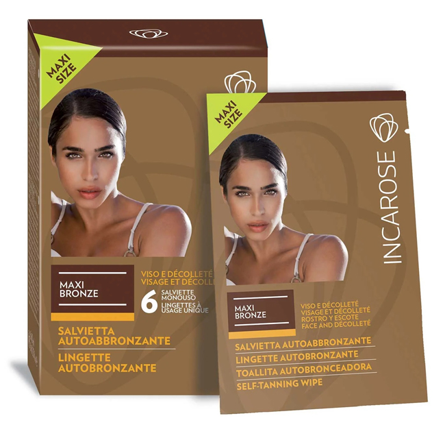INCAROSE MAXI BRONZE 6 SALVIETTE VEG* - Newepa Srl