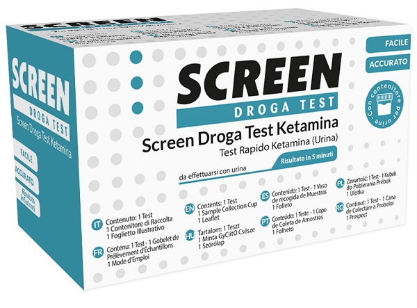 SCREEN DROGA TEST KETAMINA TEST ANTIDROGA CON CONTENITORE URINA - Newepa Srl