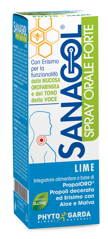 SANAGOL SPRAY FORTE PROPOLI LIME 20 ML - Newepa Srl