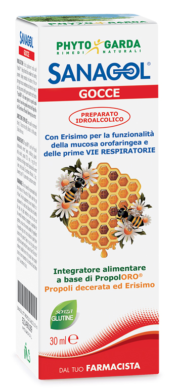 SANAGOL GOCCE PROPOLI ESTRATTO IDROALCOLICO 30 ML - Newepa Srl