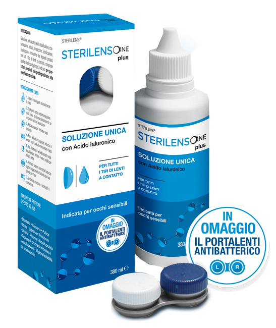 SOLUZIONE UNICA STERILENS ONE PLUS CON ACIDO IALURONICO 380 ML - Newepa Srl