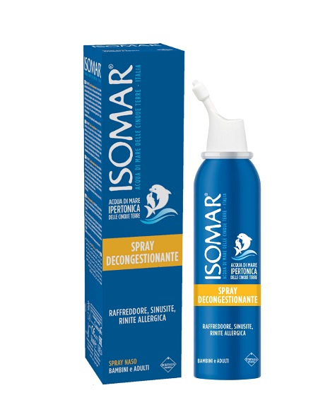 ISOMAR NASO CHIUSO SOLUZIONE ACQUA DI MARE IPERTONICA PER DECONGESTIONE NASO CHIUSO 50 ML - Newepa Srl