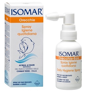ISOMAR ORECCHIE ACQUA DI MARE SPRAY NO GAS PER IRRIGAZIONE DELL'ORECCHIO 50ML - Newepa Srl