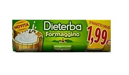 DIETERBA OMOGENEIZZATO FORMAGGINO 3 PEZZI 80 G - Newepa Srl