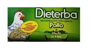 DIETERBA OMOGENEIZZATO POLLO 3 PEZZI 80 G - Newepa Srl