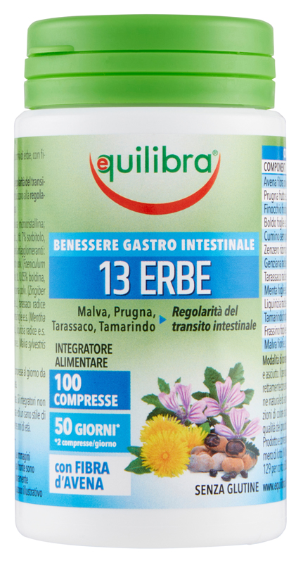 13 ERBE CON FIBRA 100 COMPRESSE - Newepa Srl