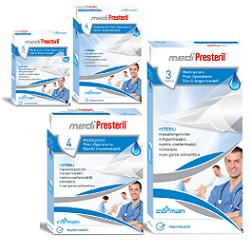 MEDICAZIONE POST OPERATORIA MEDIPRESTERIL IMPERMEABILE 7,5X10CM 4 PEZZI - Newepa Srl