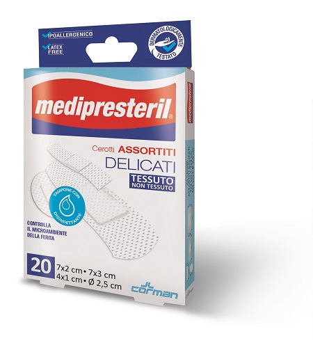 CEROTTO IN STRISCIA MEDIPRESTERIL DELICATO TNT 50X8CM - Newepa Srl
