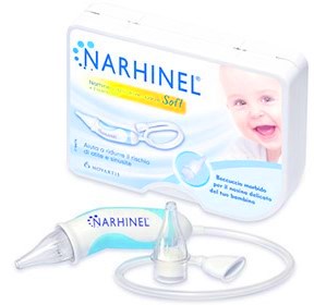 ASPIRATORE NASALE NARHINEL SOFT 1 PEZZO + 2 RICAMBI - Newepa Srl