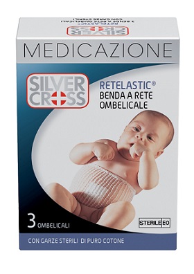 SILVER CROSS RETELASTIC MEDICAZIONE OMBELICALE 3 PEZZI - Newepa Srl
