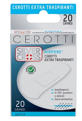 CEROTTO SILVER CROSS AIRPORE GRANDE 20 PEZZI - Newepa Srl