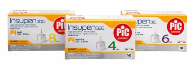 AGO PER PENNA DA INSULINA PIC INSUPEN GAUGE 33 4 MM 100 PEZZI - Newepa Srl