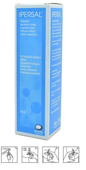 SOLUZIONE IPERTONICA IPERSAL SPRAY NASALE 50 ML - Newepa Srl