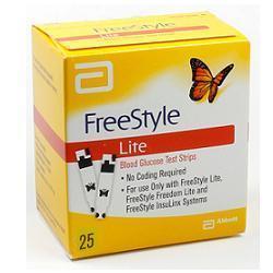 STRISCE MISURAZIONE GLICEMIA FREESTYLE LITE 25 PEZZI - Newepa Srl