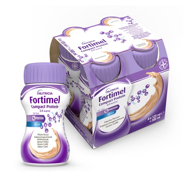 FORTIMEL COMPACT PROTEIN CAFFE' 4 BOTTIGLIE DA 125 ML - Newepa Srl