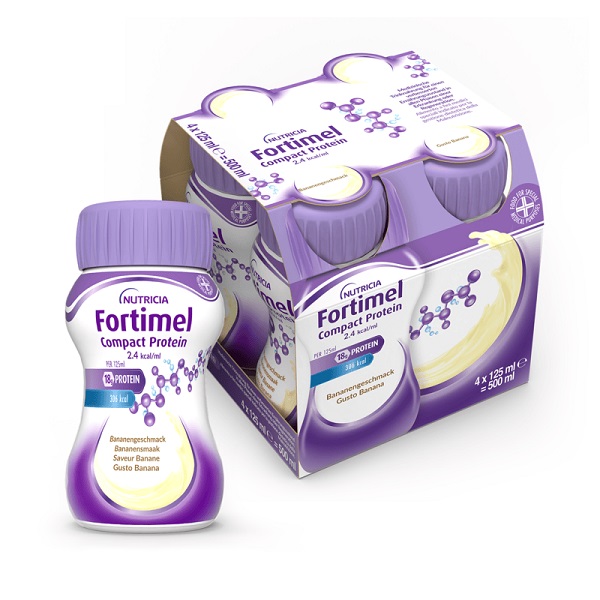 FORTIMEL COMPACT PROTEIN BANANA 4 BOTTIGLIE 125 ML - Newepa Srl