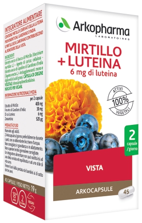 ARKO CAPSULE MIRTILLO+LUTEINA 45 CAPSULE - Newepa Srl