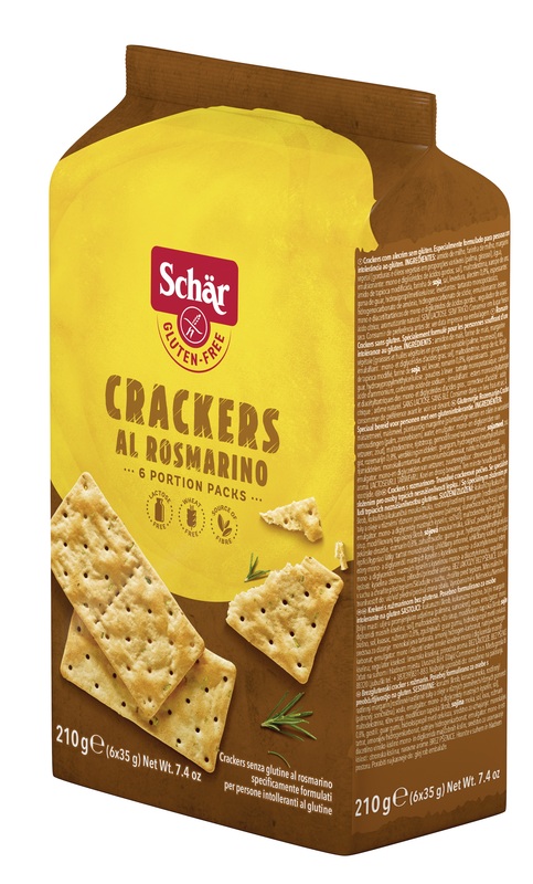 SCHAR CRACKERS AL ROSMARINO 6 CONFEZIONI DA 35 G - Newepa Srl