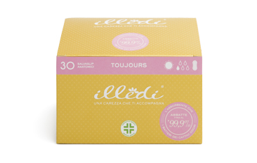 ILLEDI TOUJOURS SALVASLIP ANATOMICI COTONE ORGANIC 30 PEZZI - Newepa Srl