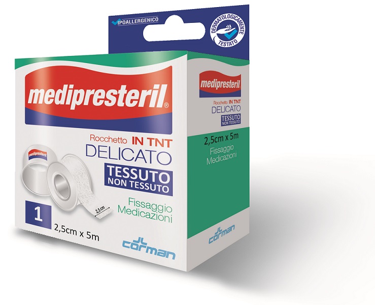 CEROTTO IN ROCCHETTO TESSUTO NON TESSUTO MEDIPRESTERIL 5X250CM - Newepa Srl