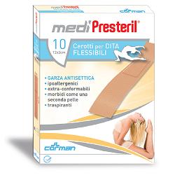 CEROTTO PER DITA MEDIPRESTERIL FLESSIBILE 12X2CM 10 PEZZI - Newepa Srl