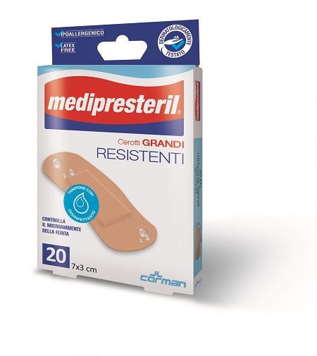 CEROTTO MEDIO MEDIPRESTERIL RESISTENTE 7X2CM 20 PEZZI - Newepa Srl