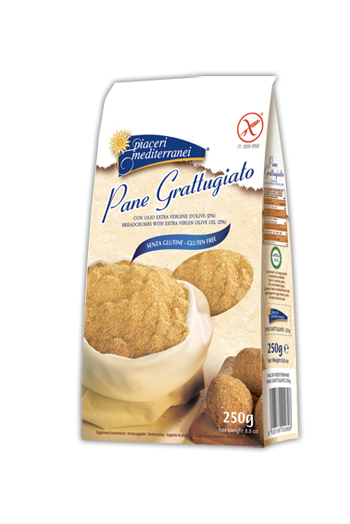 PIACERI MEDITERRANEI PANE GRATTUGGIATO SENZA GLUTINE 250 G - Newepa Srl