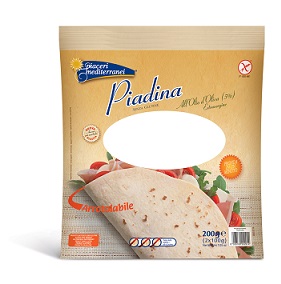 PIACERI MEDITERRANEI PIADINA OLIO D'OLIVA 200 GRAMMI - Newepa Srl