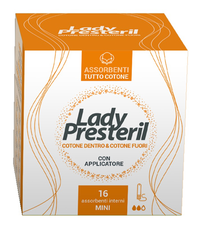 LADY PRESTERIL ASSORBENTI INTERNI MINI 16 PEZZI - Newepa Srl
