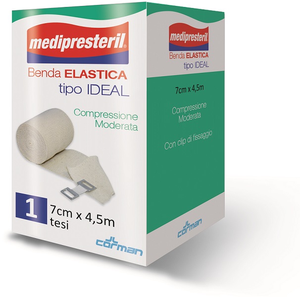 BENDA ELASTICA MEDIPRESTERIL IDEAL CM7X45MT - Newepa Srl