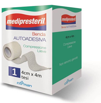 BENDA ADESIVA MEDIPRESTERIL 4X400CM - Newepa Srl