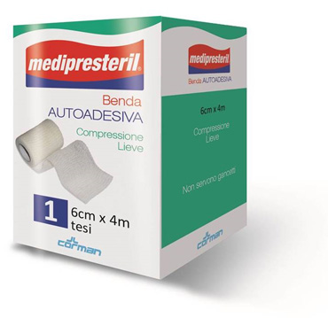 BENDA ADESIVA MEDIPRESTERIL 6X400CM - Newepa Srl